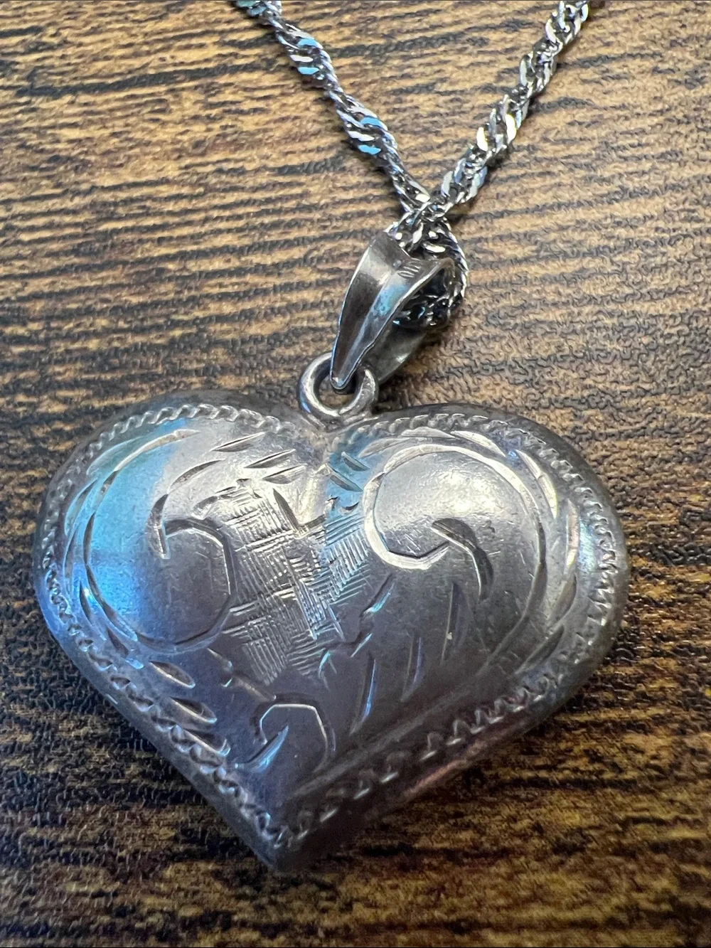 Sterling  Silver Heart Necklace